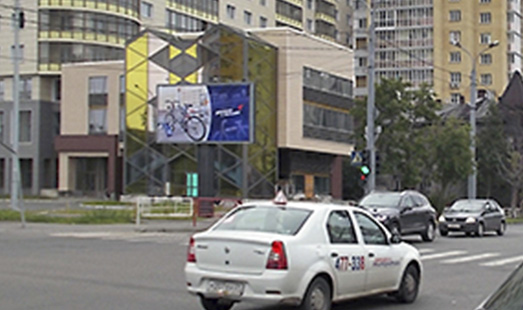 Билборд на ул. Воскресенская - пр. Ломоносова, сторона Б