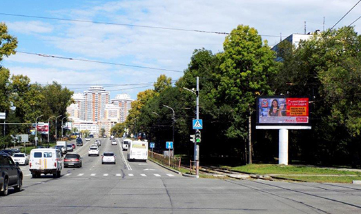 реклама на цифровом билборде на ул. Волочаевская - лейтенанта Орлова ул.