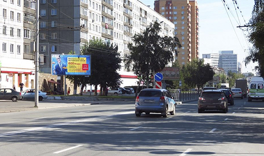 реклама на цифровом билборде на ул. Дуси Ковальчук, поз. 2 , парковка супермаркета Холидэй