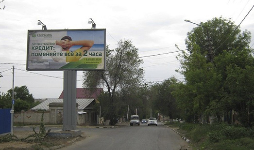 Билборд на ул. Б. Горная / ул. Вознесенская, сторона Б
