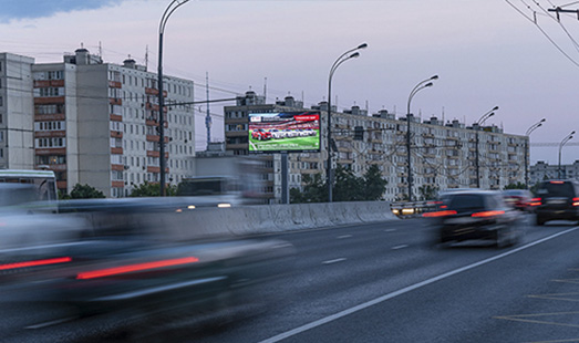 Обновление адресных программ по цифровой наружной рекламе в Москве