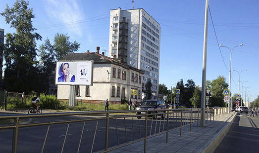 Пример размещения рекламы на щитах в Архангельске