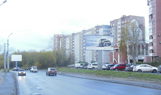 Щит на ул. Советская у д. 9, сторона А