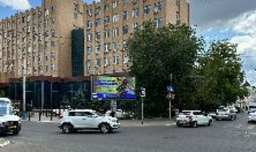 Пример размещения реклама на цифровых экранах в Астрахани