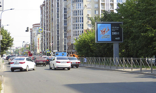 Пример размещения рекламы на ситибордах в Казани