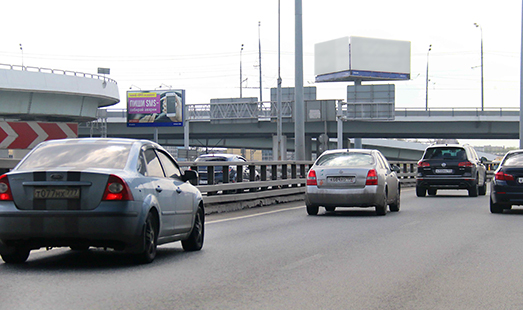 Реклама на щите на ТТК; 300 м до выезда с Волгоградского проспекта; (внешняя сторона); cторона Б
