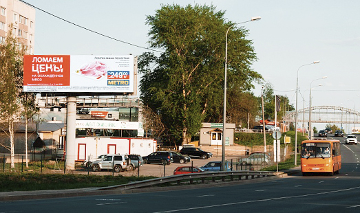 цифровой суперсайт на Казанском ш.(KFC, ЖК Красная поляна),выезд из города, cторона Б
