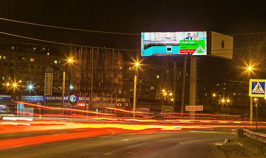 цифровой суперсайт на Народной ул., 42 (со стороны ул. Бурнаковской), cторона А2