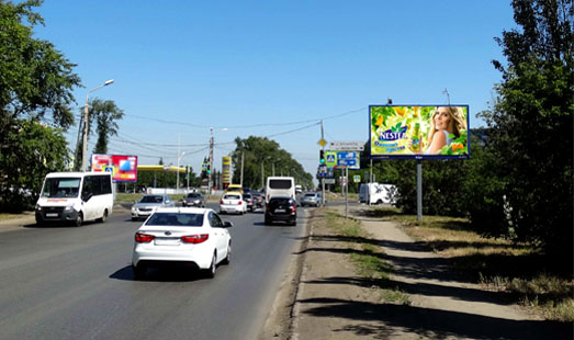 Пример размещения рекламы на щитах в Омске