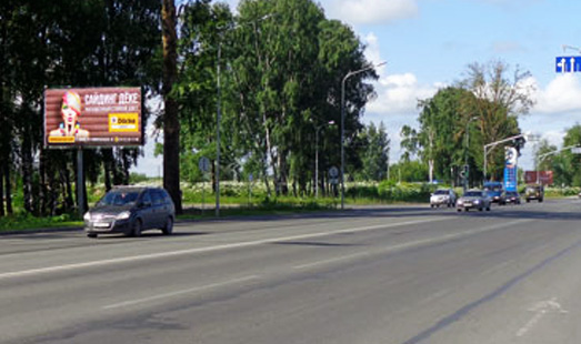 Билборд на Рижском пр-кте, напротив д. 96 (АЗС), рядом с гипермаркетом Лента, сторона Б