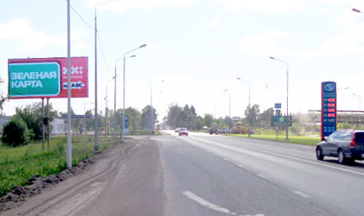 Билборд на Рижском шоссе, АЗС Сургутнефтегаз около п. Неёлово, сторона Б