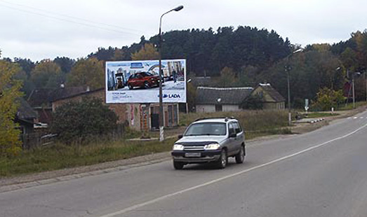 Билборд в Псковской области, г. Печоры, Псковское шоссе д.17(кафе Колокол), сторона Б