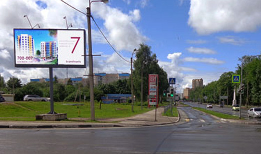 Билборд на ул. Юбилейная перекресток ул. Генерала Маргелова, сторона Б
