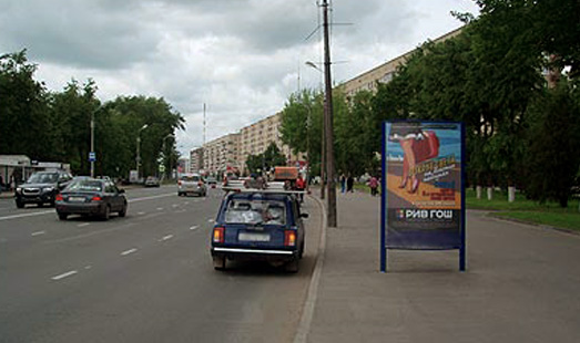 реклама на сити-форматах на Рижском пр. 29/31 - ул. Народная, сторона А
