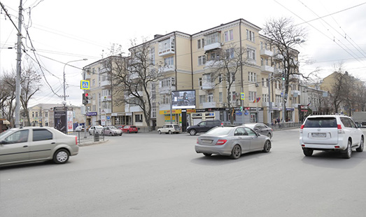 Пример размещения на цифровых билбордах в Ростове-на-Дону