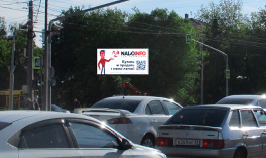 Пример размещения на цифровых билбордах в Саранске
