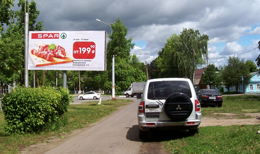 Пример размещения рекламы на щитах в Саранске