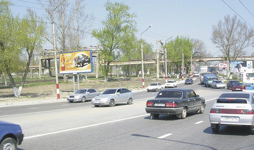 Билборд на ул. Орджоникидзе Г.К. / ул. Фабричная, сторона Б