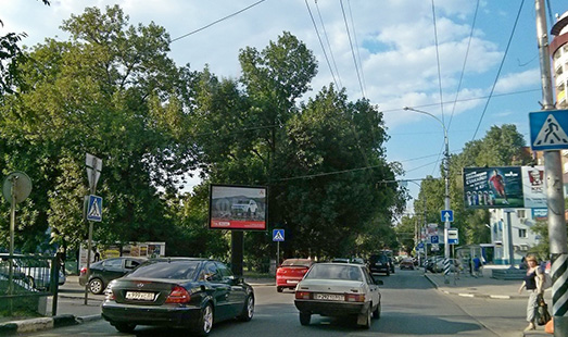Пример рекламы на ситибордах в Саратове