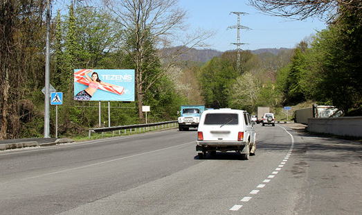 билборд на трассе Сочи-Дагомыс, Н.Шаумяновка, cторона Б