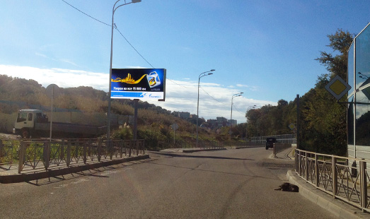 билборд на ул. Яна Фабрициуса, позиция 2, cторона Б