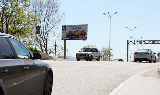 билборд на ул. Виноградная, поворот на Гортоп, cторона Б