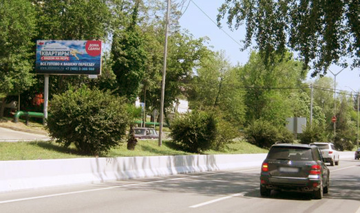 билборд на трассе Адлер-Сочи (Ленина ул., д. 300, поворот на пансионат Южный), cторона Б