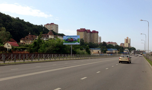 билборд на ул. Пластунская, перед АЗС Роснефть, cторона Б