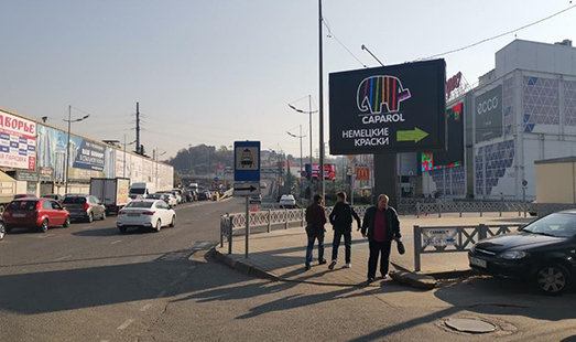 цифровой билборд на ул. Донская (поворот к ТРЦ Море Молл), cторона А
