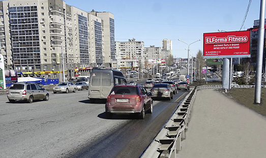 реклама на цифровом билборде на  ул. Маршала Жукова, рядом со зданием №2/1