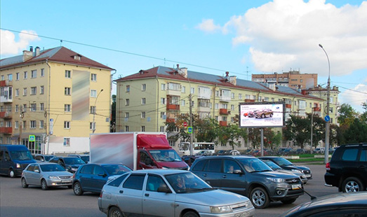 Пример размещения на цифровых билбордах в Вологде