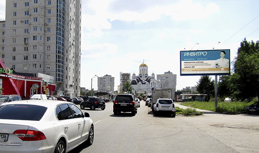 Пример размещения рекламы на щитах в Воронеже