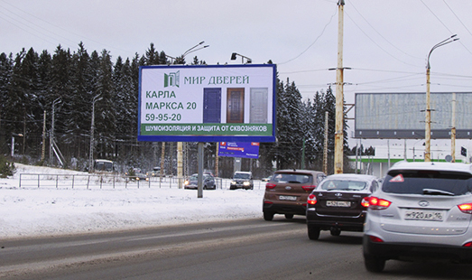 Реклама Мир дверей в Петрозаводске