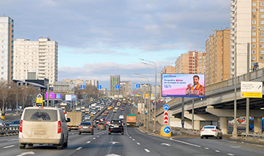 Новые цифровые билборды на ТТК г. Москвы
